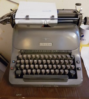eine von 6.000 Schreibmaschinen, die bis in die 1990er Jahre in Gebrauch waren. Foto: Udo Koch